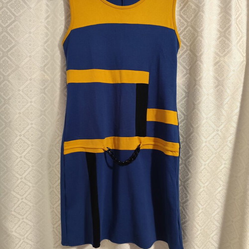 Batida dress multicolored like new made of viscose