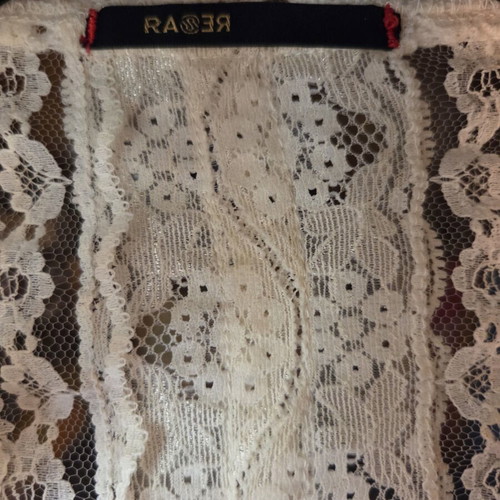 Ra-er Shirt M like new, white, cotton blend