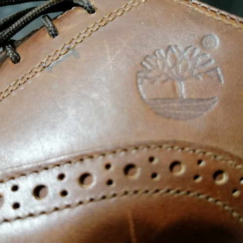 Timberland men's new brown dress shoes size 43
