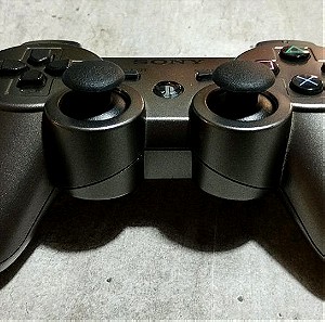 PlayStation 3 Ps3 χειριστήριο dualshock 3 sixaxis γνήσιο ανθρακί μεταλλικό