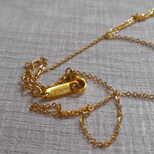 Dragonfly necklace made of stainless steel gold color new
