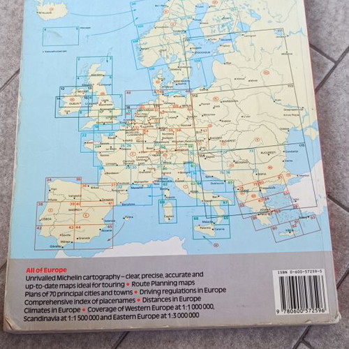 Road Atlas of Europe used, good condition with normal wear