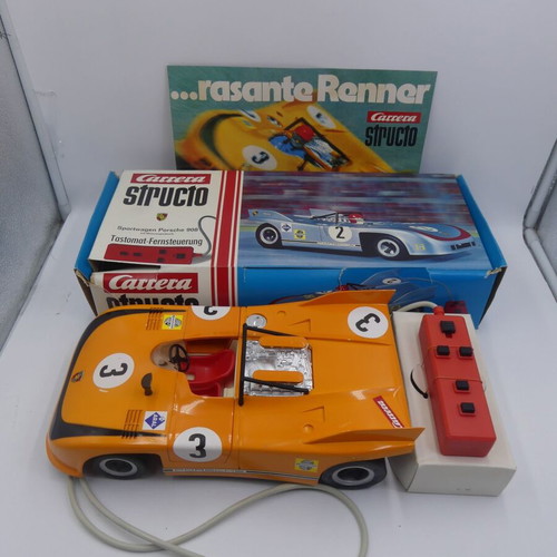 Carrera Structo Porsche 908 R/C Race Car used vintage rare 1/12