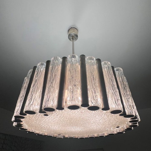 Doria Leuchten Vintage Chandelier Lamp from Germany 1960 used