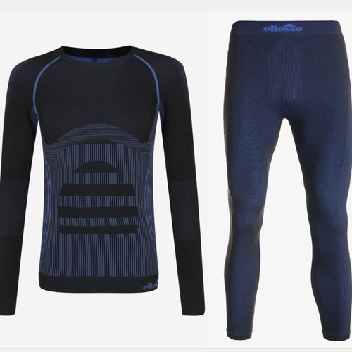 Ellesse Ski Underwear new men's thermal set M-L