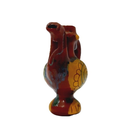 Vintage Mini Jug with Whistle 1970s Handpainted Bulgaria like new