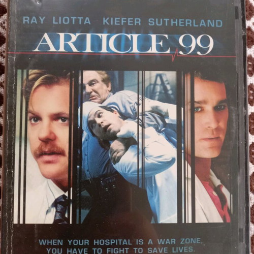Article 99 DVD used with Greek subtitles, comedy drama