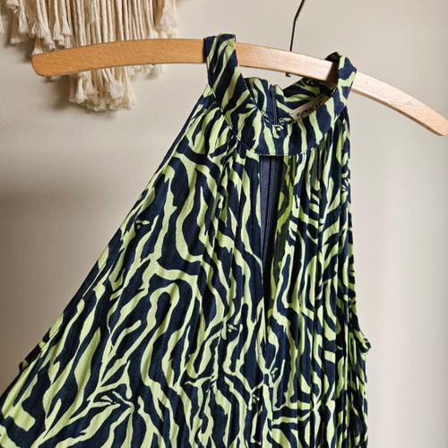 Namaste one-piece jumpsuit like new, green and black, size L