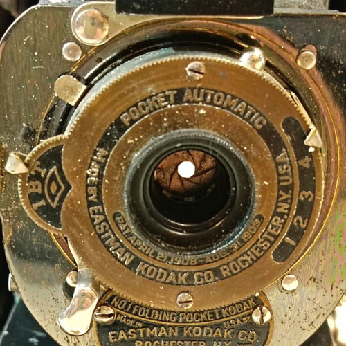 Folding pocket Kodak No 1 Model E folding camera used