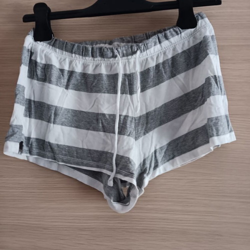 H&M women's pajamas used, size XS, white and orange