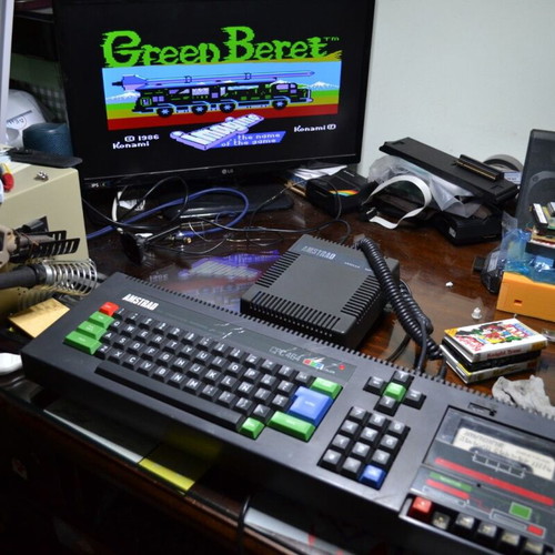 Amstrad CPC 464 Spanish used with two games