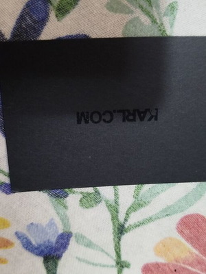 Karl Lagerfeld tote τσάντα σαν καινούργια, δερμάτινη cow, μαύρο και άσπρο