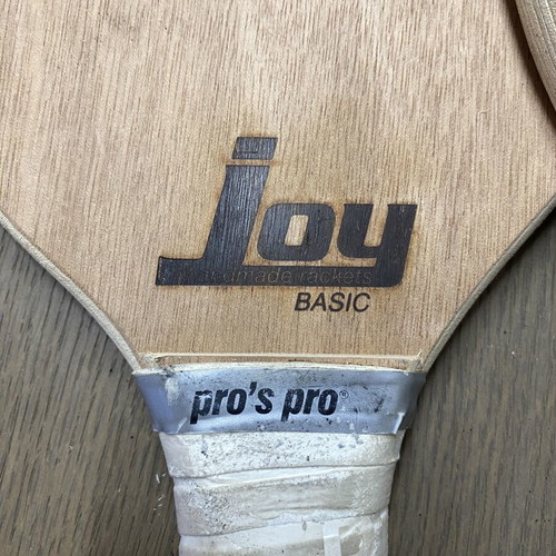 Joy Handmade Beach Rackets used with minor handle wear