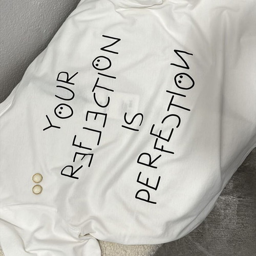 T-shirt Nadia Rapti size M new, white