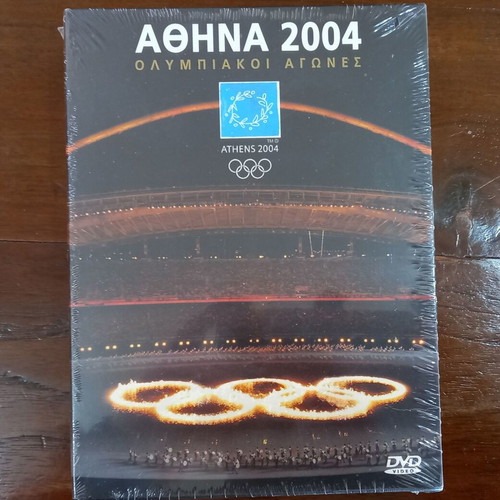 Athens 2004 Olympic Games collectible box set 4 DVD and booklet new