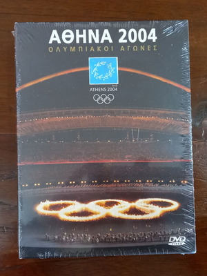 Athens 2004 Olympic Games collectible box set 4 DVD and booklet new