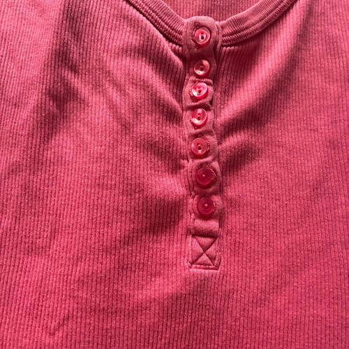 Coral pink blouse like new, size L