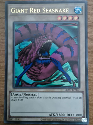 Giant Red Seasnake LCKC Legendary Collection Kaiba near mint