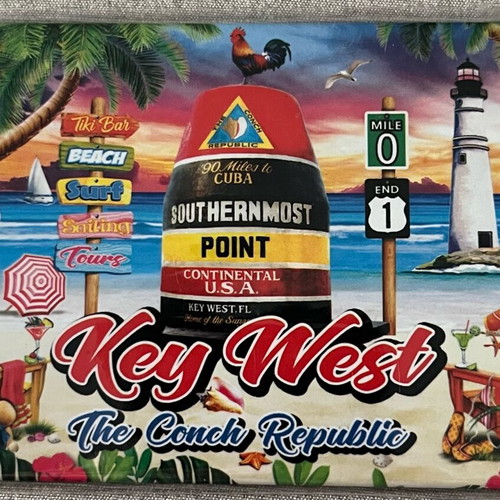 Key West pop art fridge magnet new