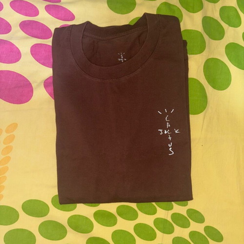 Travis Scott t-shirt medium brown like new