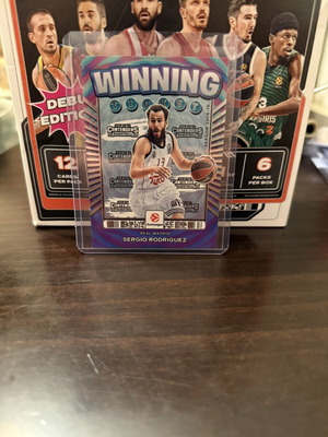 Sergio Rodriguez 2025-26 Panini Contenders EuroLeague Winning Ticket new