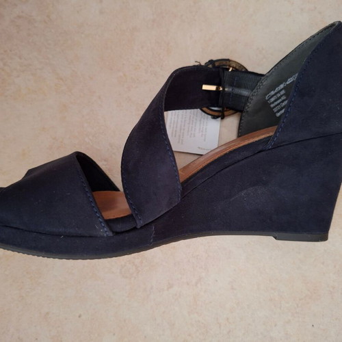 Tamaris Sandals No.38 New Black With Box