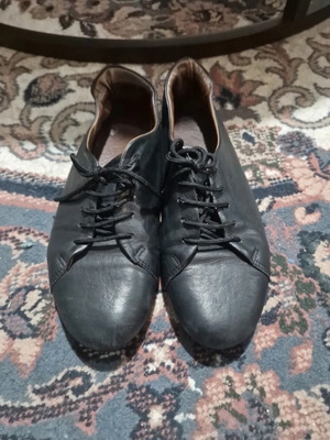 Leather shoes black size 37 like new