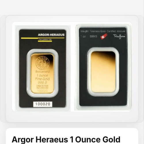 Gold bar gold Switzerland new