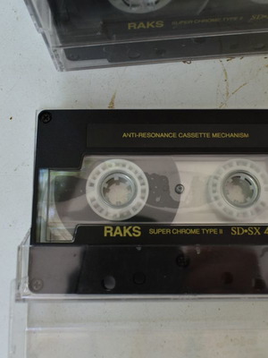 Κασέτες ήχου RAKS SD-SX 45 min, πακέτο 10 τεμαχίων, καινούργιες