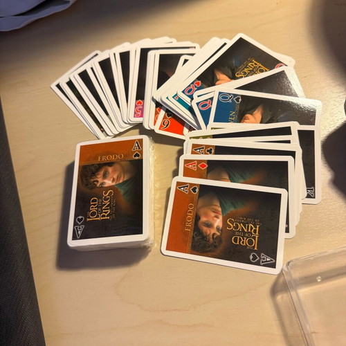 Lord of the Rings playing cards like new