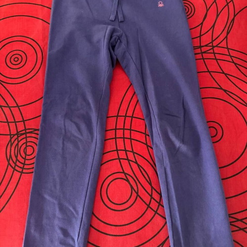 Benetton kids sweatpants used, size 7–8 years, blue