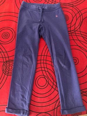 Benetton kids sweatpants used, size 7–8 years, blue