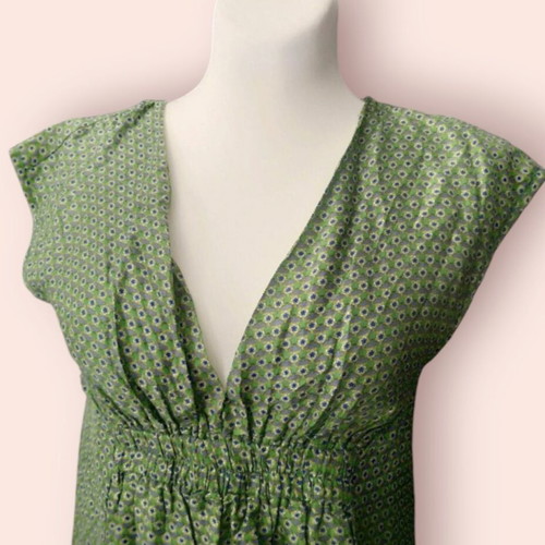 Silk summer dress like new, multicolor, size S