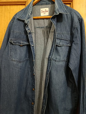 Men's denim shirt 3XL used with bonus shirt