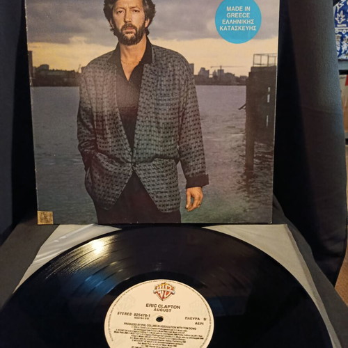 August vinyl LP album by Eric Clapton used