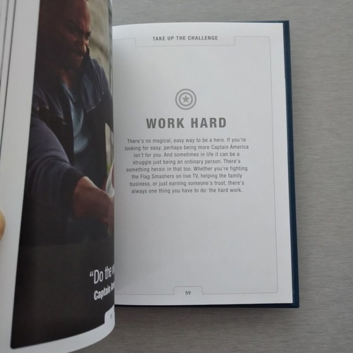 Marvel Studio Book Be More Captain America Lessons in Leadership hardcover like new