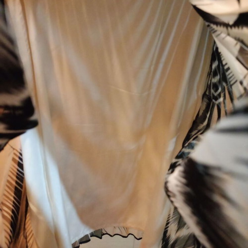 Tribal dress Monsoon size S like new, black and white, pleated skirt