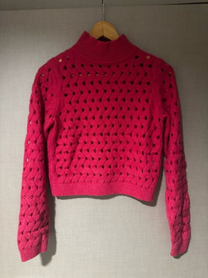 Wool sweater pink like new Madam Stoltz size M