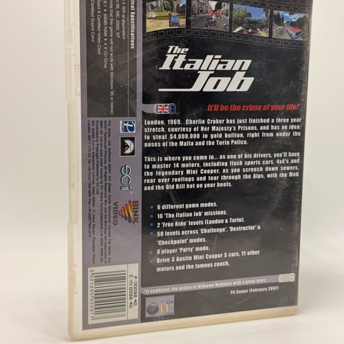 The Italian Job PC game used, action adventure