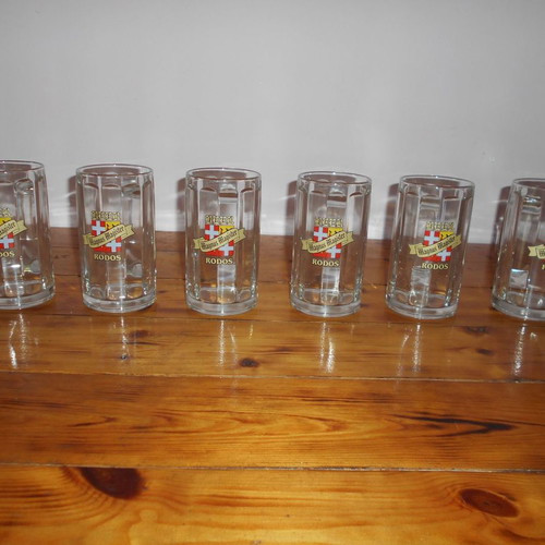 Magnus Magister beer glasses set of 4 new, 0.3 liter