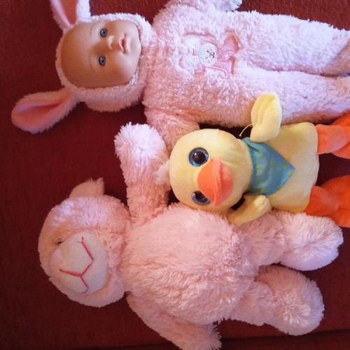 Plush toys like new, set of three