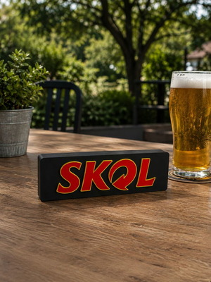 Skol Beer Logo 3D Printed New