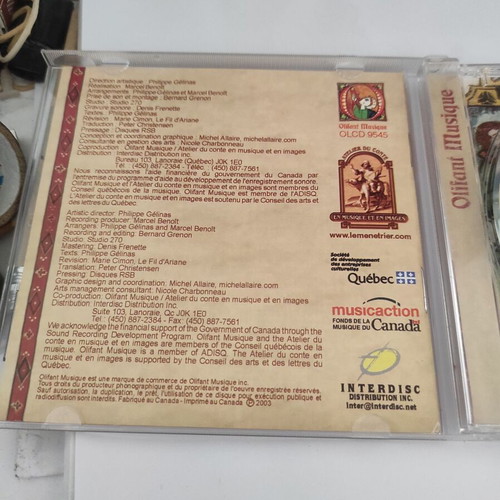 Philippe Gélinas Ménétrier CD album, folk