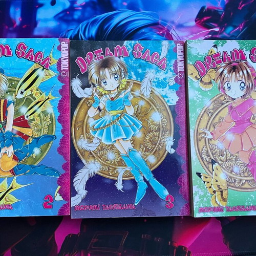 Dream Saga Manga Vol. 2, 3 & 4 collectible, like new, English edition