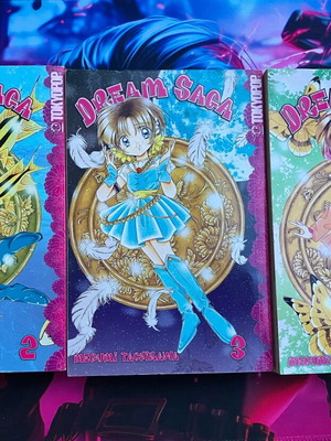 Dream Saga Manga Vol. 2, 3 & 4 collectible, like new, English edition