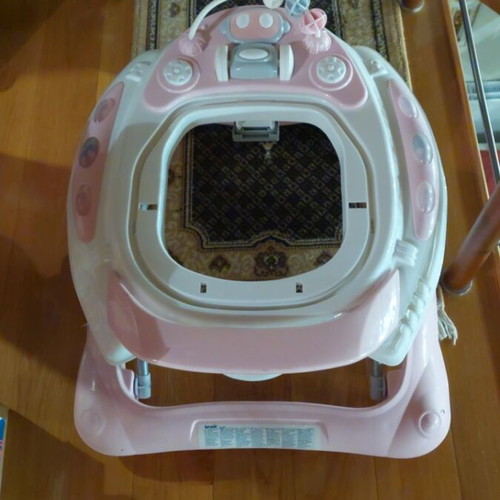 Brevi Hello Kitty walker used for girl pink