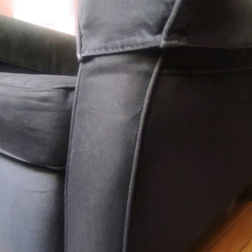 IKEA MUREN armchair used, wide with side pocket for remote