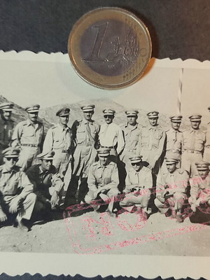 Vintage φωτογραφία Ελληνικού Στρατού με Δόκιμους Εφέδρους Αξιωματικούς, σαν καινούργιο