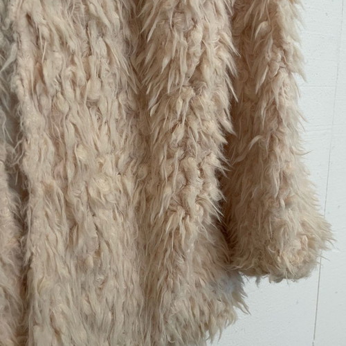 Cardigan used, white, size L with satin lining