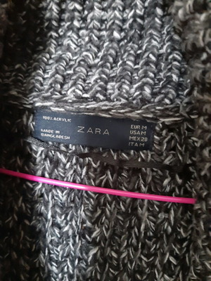 Πανωφόρι Zara μεταχειρισμένο, μέγεθος M, μαύρο